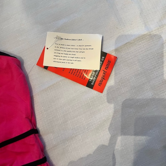 Hot Pink Vintage Sz14 Newport Bathing Suit - Picture 4 of 5